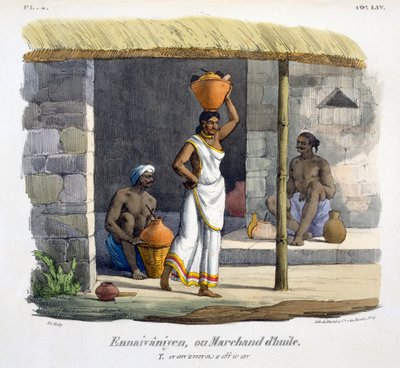 Un comerciante de aceite, 1827-35 de M.E. Burnouf